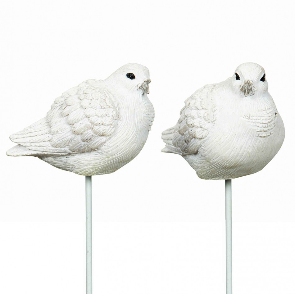 Duvor, vit ca 4 cm 2 st
