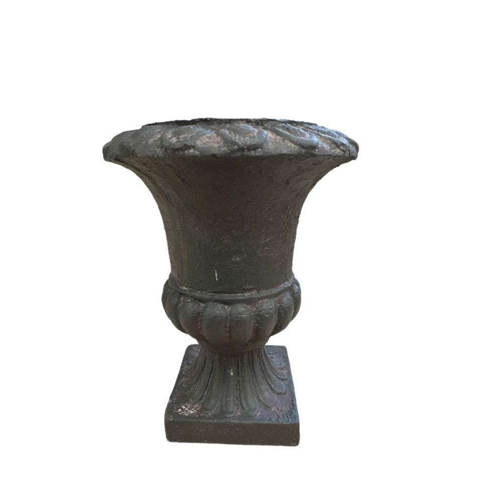 Kruka / Pokal Poly,  Brun. 13 cm.