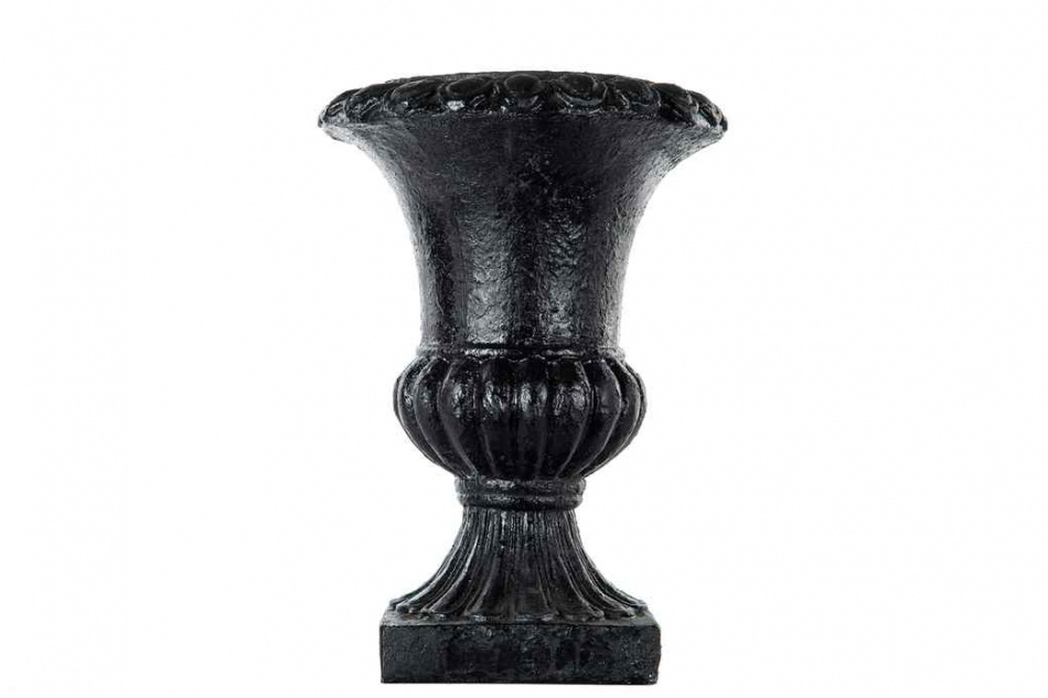 Kruka / Pokal, Svart 30 cm.