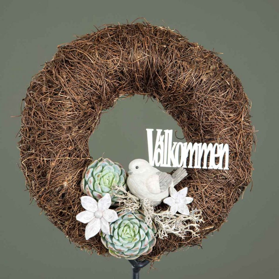 Blomma, vit. ca 35 mm. (3 st)