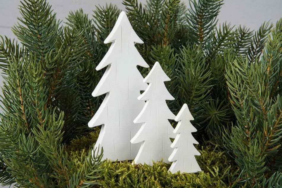 Gran, vit. ca 9 cm (2 st)