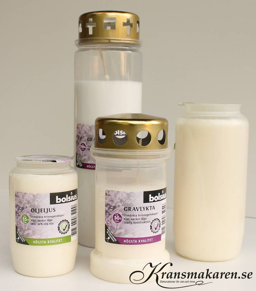 Gravljus till lyktor, ca 100 timmar