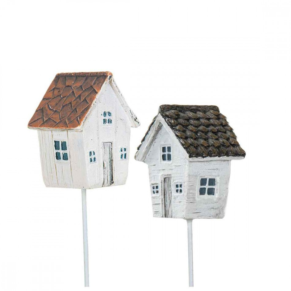 Stugor, vita 2 st olika