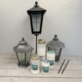 Gravljus med guldlock, ca 110 timmar Gravljus med guldlock, ca 110 timmar