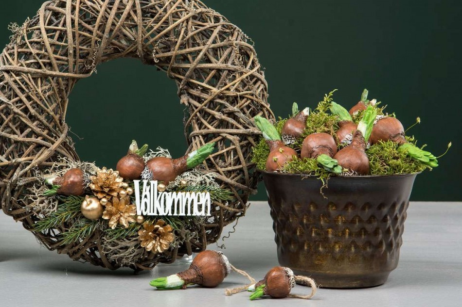 Påskliljelökar konstgjorda. ca 6x4 cm ( 2 st )