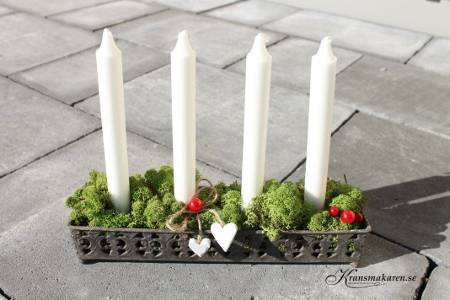 Vitmossa / Fönsterlav, mörkgrön. 50g