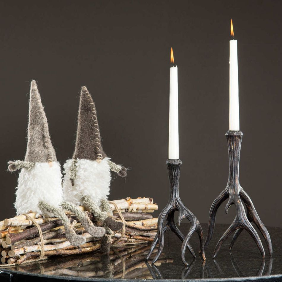 ljusstakar i 2 storlekar