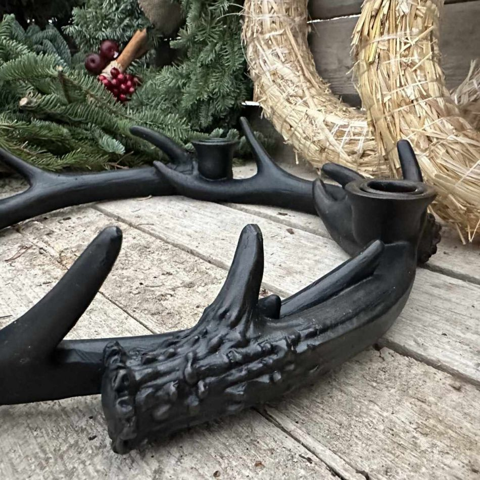 Ljusstake Renhorn Krans (35cm)