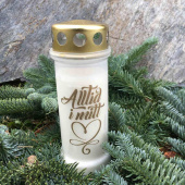 Gravljus Oljeljus Alltid i mitt hjärta guldlock 70h Gravljus Oljeljus Alltid i mitt hjärta guldlock 70h