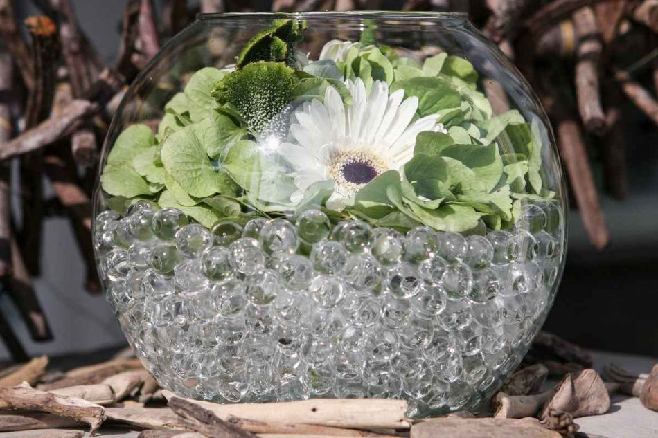 Vattenpärlor, små, ca 1 liter