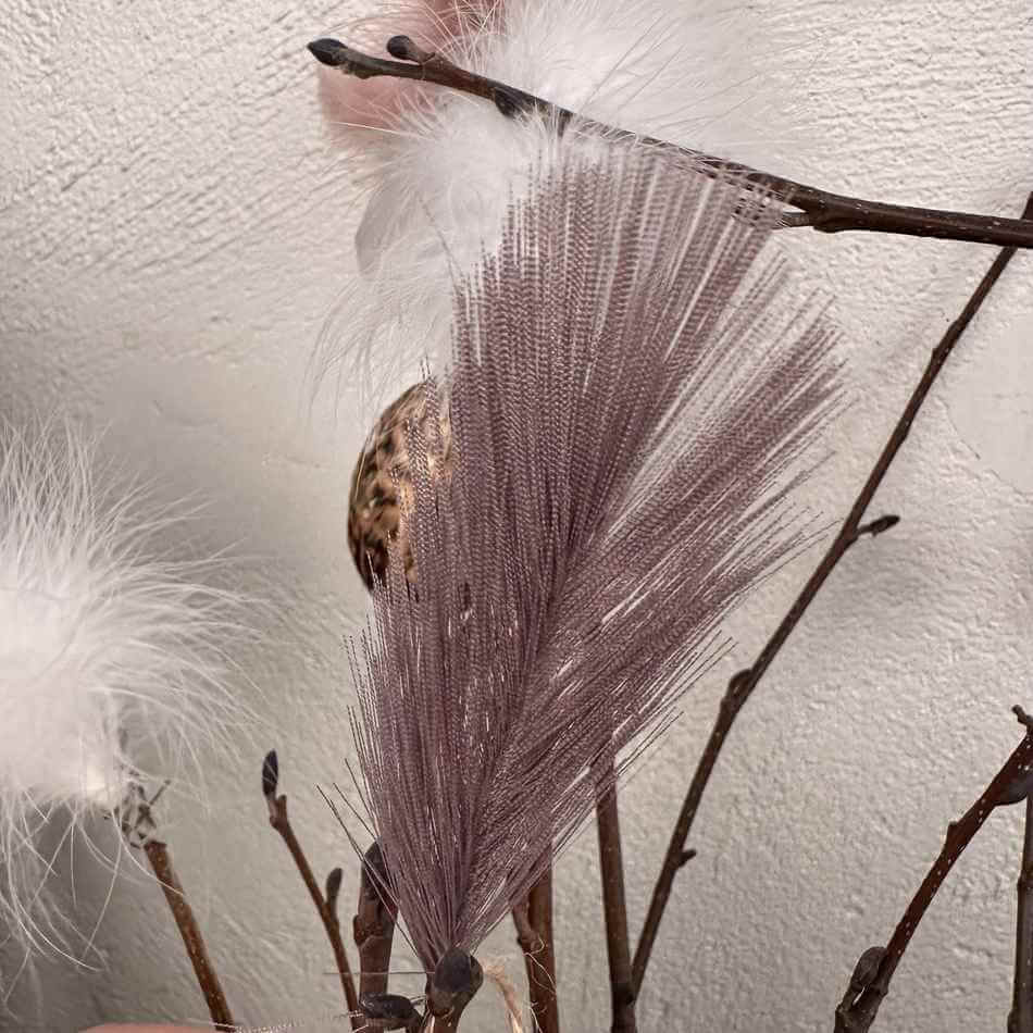 Fjädrar Konstgjorda. Lila. 12 st