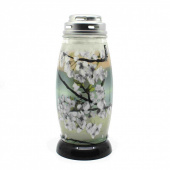 Fint, effektfullt gravljus med motiv till begravning, minneslund mm Gravlykta i glas inkl ljus