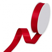 Polyesterband, röd, 25 mm (50 meter)