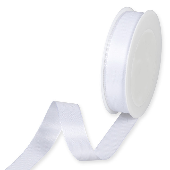 Polyesterband, Vit. 25mm ( 50 meter)