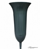 Gravvas, grön. 26 cm hög Gravvas, grön. 26 cm hög