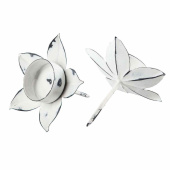 Vita ljushållare för värmeljus och blockljus - kransmakaren.se ljushållare vita