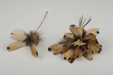 Fjädrar,Brunprickig. 12 st