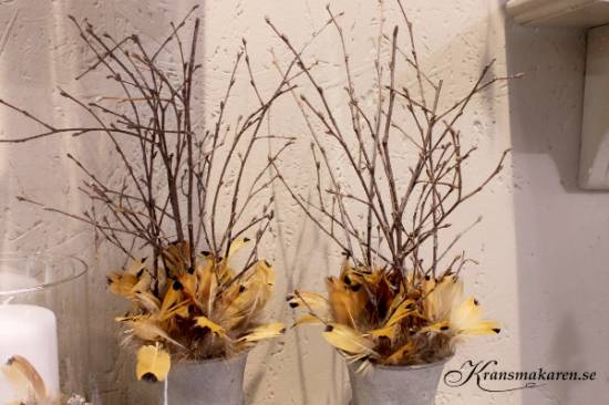 Fjädrar,Brunprickig. 12 st