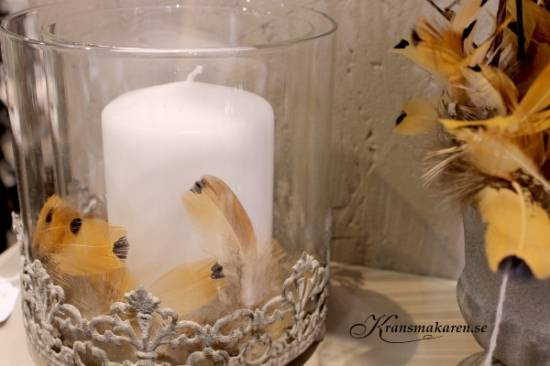 Fjädrar,Brunprickig. 12 st