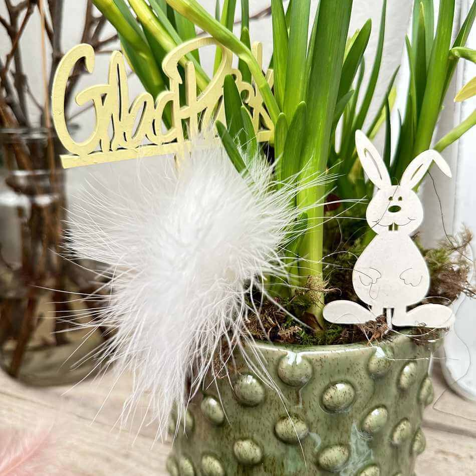 Fjädrar, duniga, Vita. 12 st