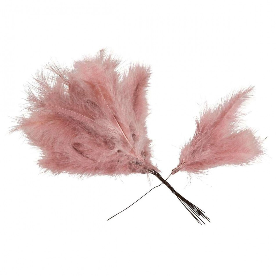 påskfjädrar gammalrosa