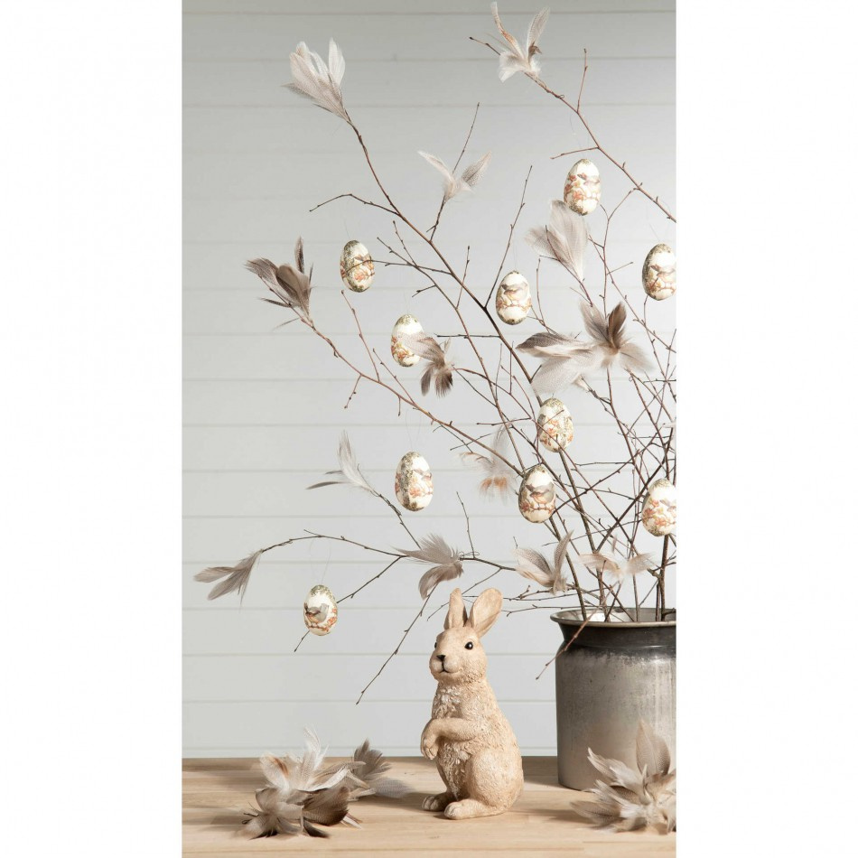 Fjäderblomma / fjädrar, spräcklig. 6st