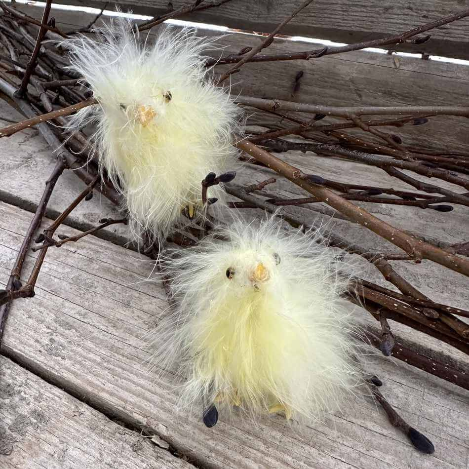 Kyckling / påskkyckling. Gula