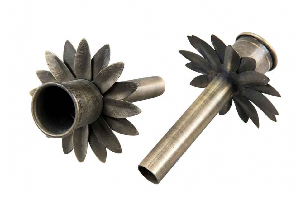 Ljushållare flaska Kronljus - Mässing