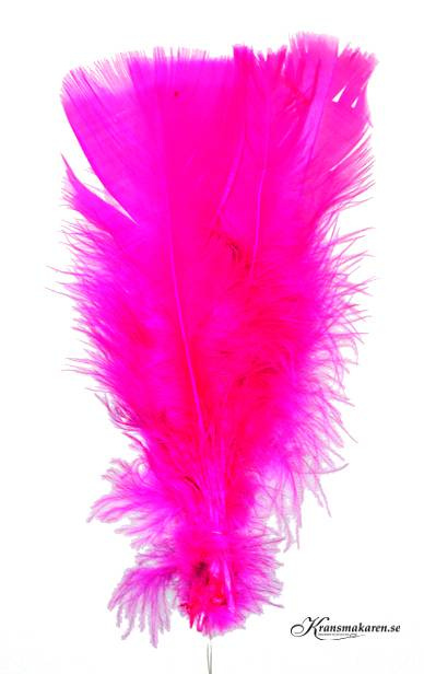 Cerise fjädrar 5 st