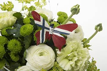 dekorera med fjärillar