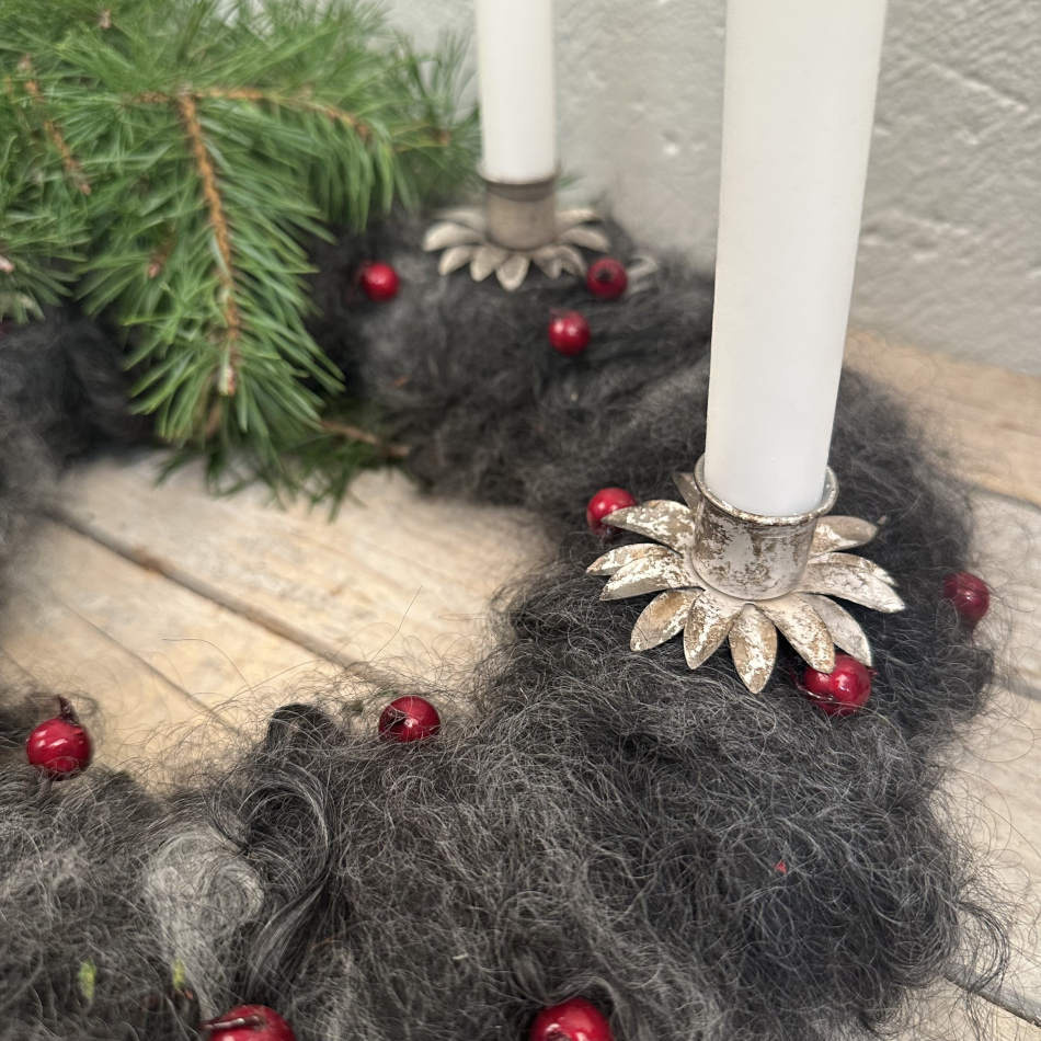 Ljushållare Kronljus - Antik