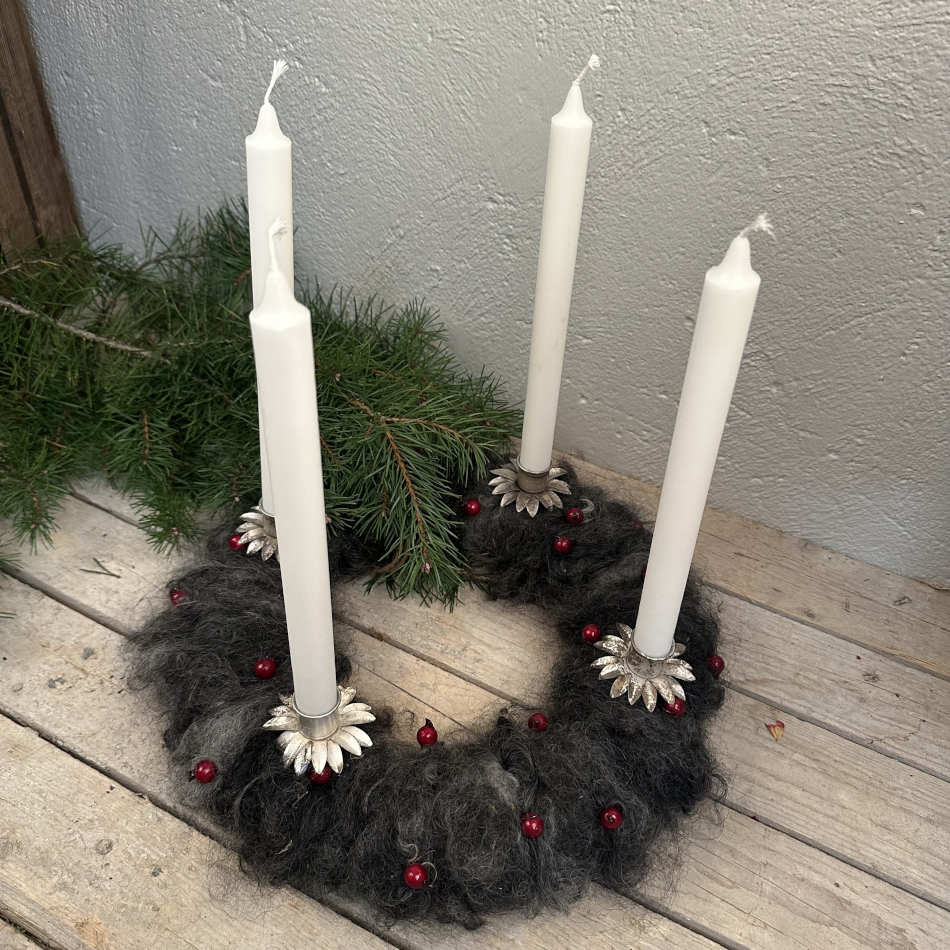 Ljushållare Kronljus - Antik