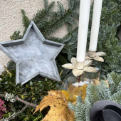 Ljushållare flaska Kronljus Blomma - Champagne Ljushållare flaska Kronljus Blomma - Champagne