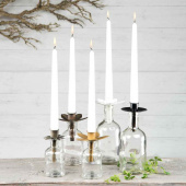 Ljushållare flaska Kronljus Blomma - Champagne Ljushållare flaska Kronljus Blomma - Champagne