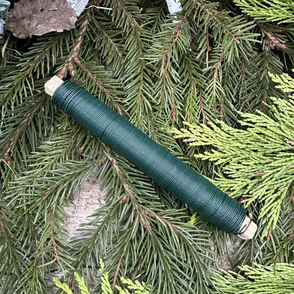 Spoltråd, grön, ca 100 g