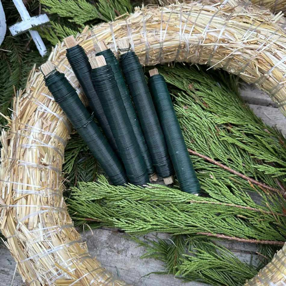 Spoltråd, grön, ca 100 g