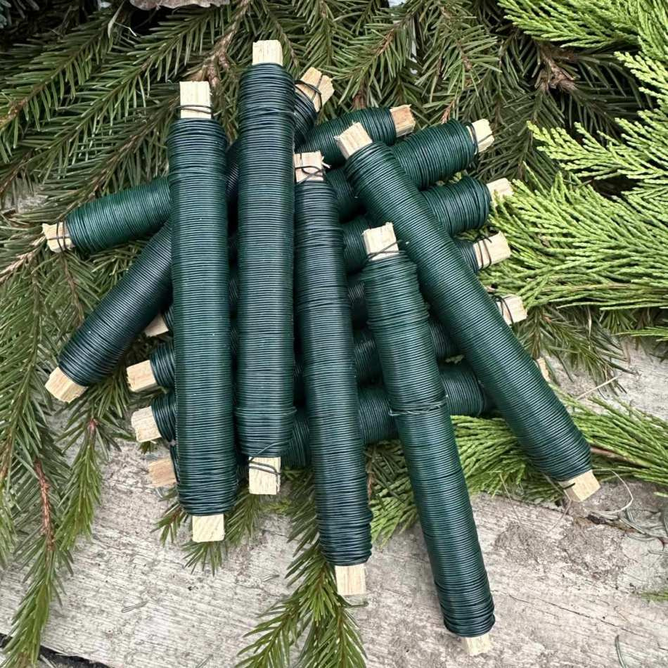 Spoltråd, grön, ca 100 g