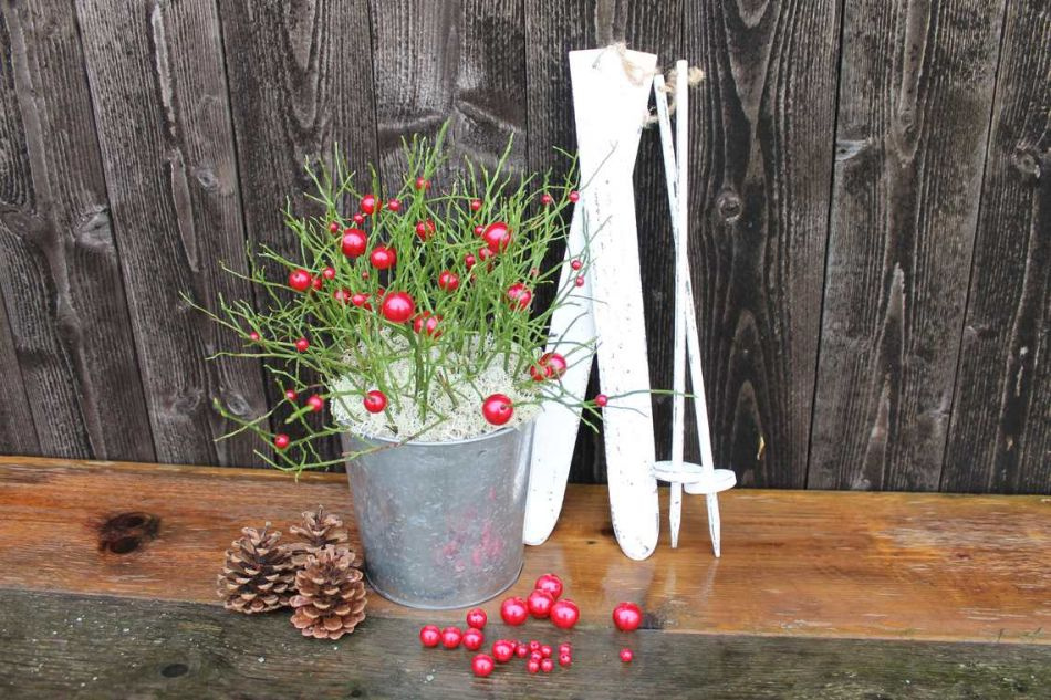 Röda vaxpärlor mixade storlekar, (ca 124st)