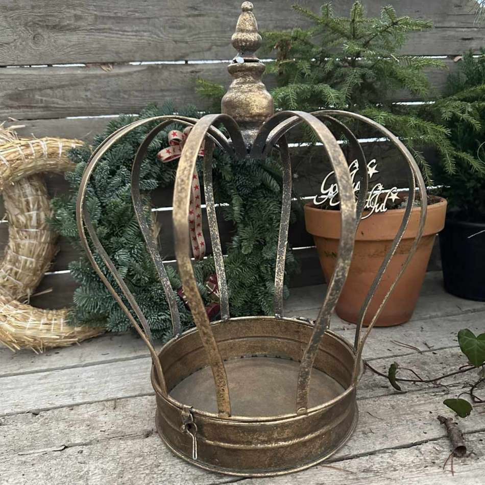 Krona för Ljus Guld 40cm