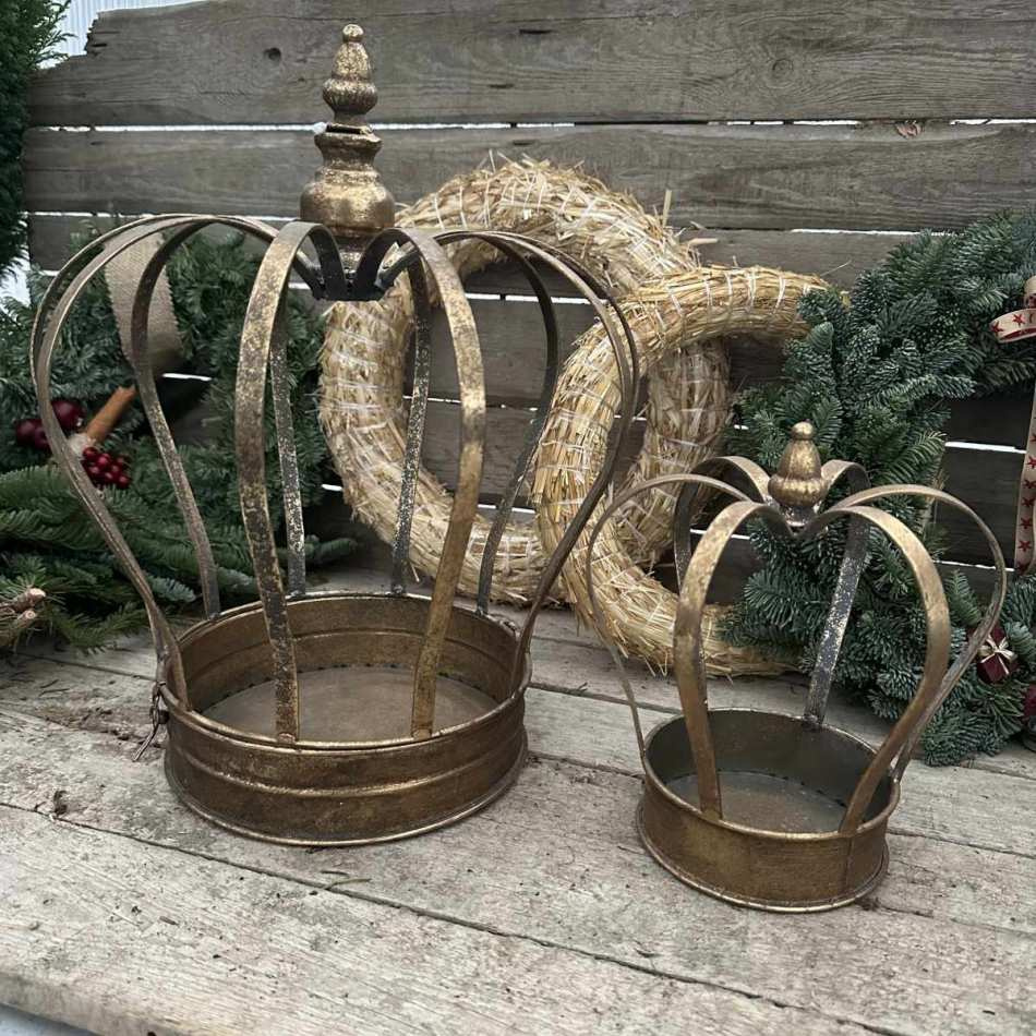 Krona för Ljus Guld 25cm