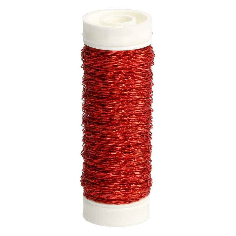 Bouillontråd, Röd. 25g