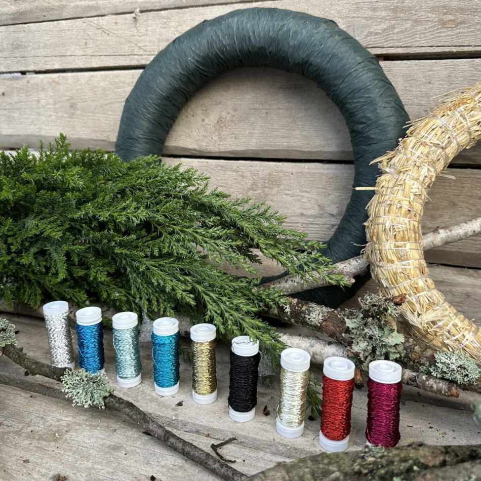 Bouillontråd, Mörkrosa. 25g