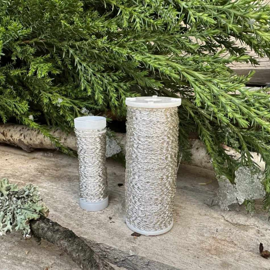 Bouillontråd, silver 25g