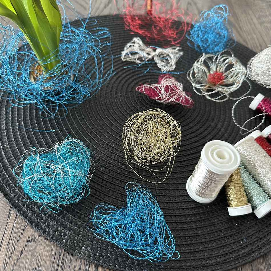 Bouillontråd, Turkos 25g