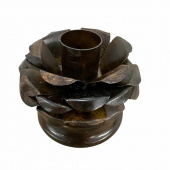 snygga ljushållare till kronljus i mörk mässing Dekorativa ljushållare i mörk mässing