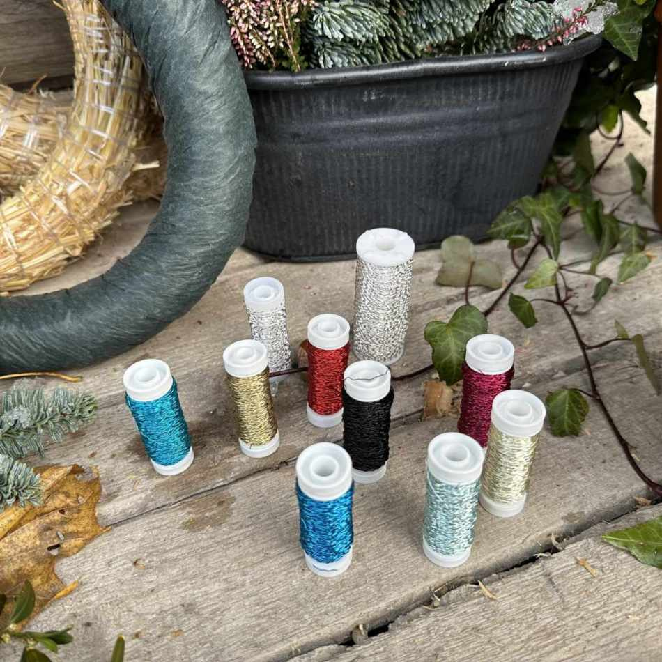  Bouillontråd, silver. 100g