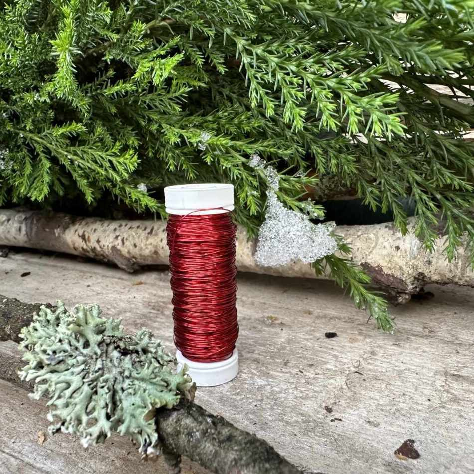 Myrtentråd, röd. 30 g