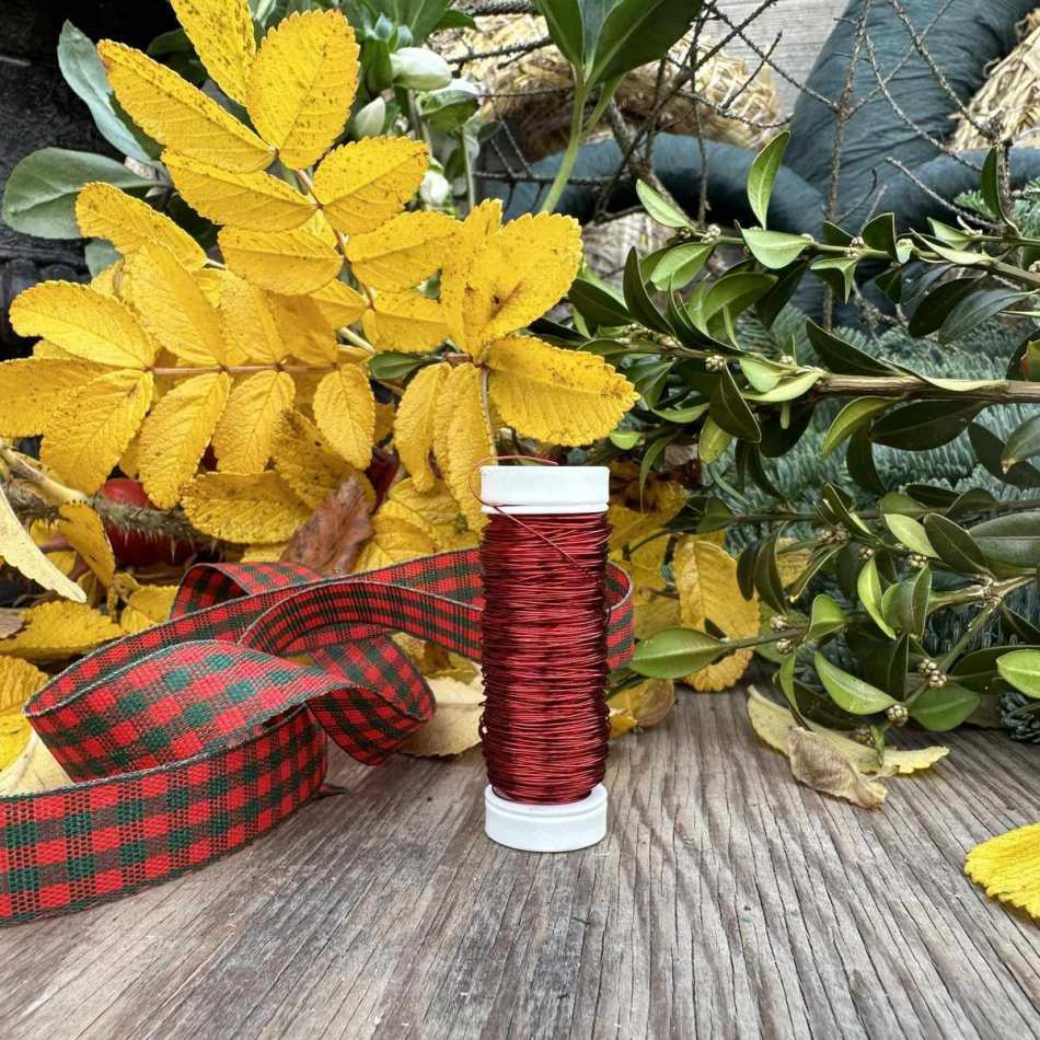 Myrtentråd, röd. 30 g