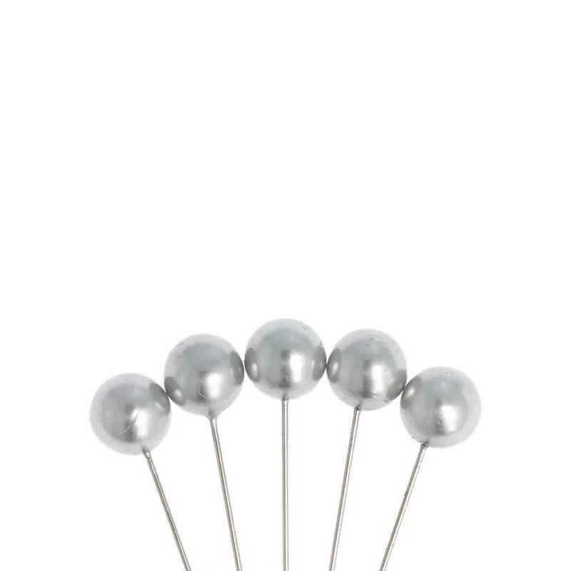 Pärlnålar. 10mm, Silver. 50 st