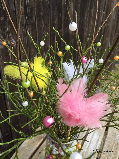 Mixade färger vaxpärlor, (ca 130st)